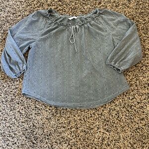 Lucky Brand eyelet top